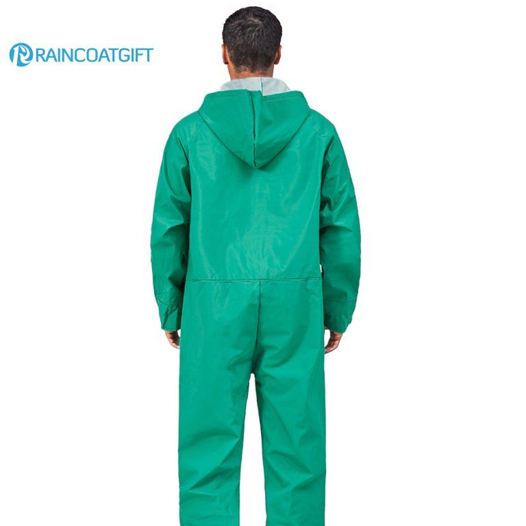 Customizable PVC Polyester Laminated Raincoat (1)